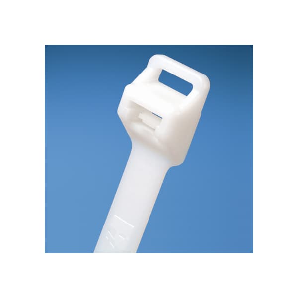 Cable Tie, 28-1/2 in L, 8 in Max Bundle Dia., Natural, Nylon 6/6, 250 lb Strength, 100 PK